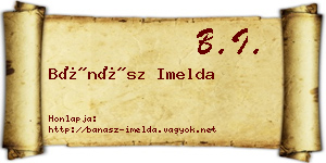 Bánász Imelda névjegykártya